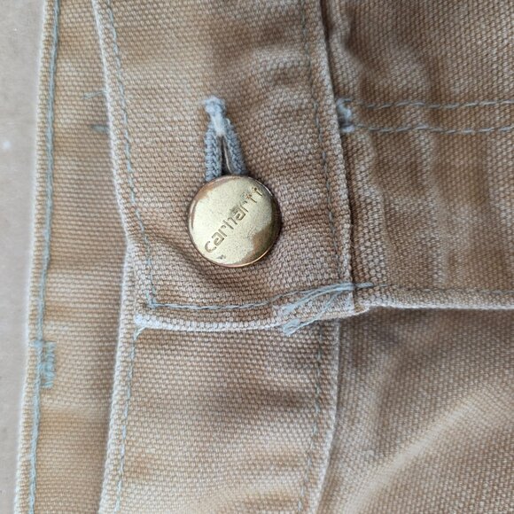 Vintage Carhartt Double Knee Pants USA Made B01 BRN Brown Faded Distressed 32x29 - Picture 12 of 14